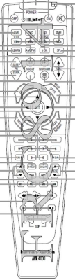 Дистанционно управление CONEL 8914 HARMAN KARDON AVR-170-230 AVR1700